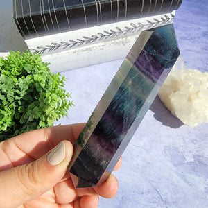 Rainbow Fluorite DT Wand "C"