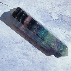 Rainbow Fluorite DT Wand "C"