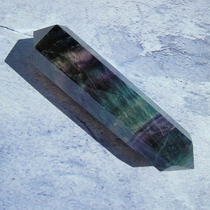 Rainbow Fluorite DT Wand "C"