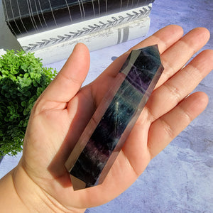 Rainbow Fluorite DT Wand "C"