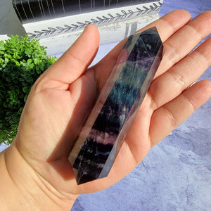 Rainbow Fluorite DT Wand "C"