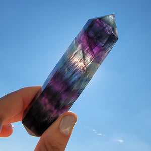 Rainbow Fluorite DT Wand "C"