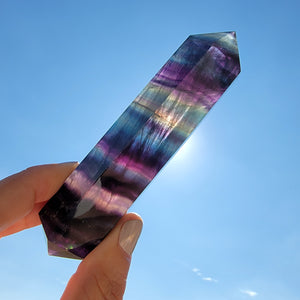 Rainbow Fluorite DT Wand "C"