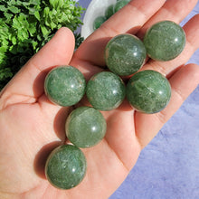 Load image into Gallery viewer, Green Strawberry Quartz Mini Spheres