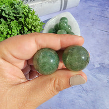 Load image into Gallery viewer, Green Strawberry Quartz Mini Spheres