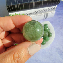 Load image into Gallery viewer, Green Strawberry Quartz Mini Spheres