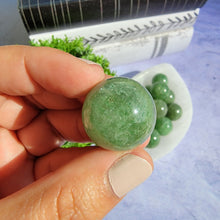 Load image into Gallery viewer, Green Strawberry Quartz Mini Spheres