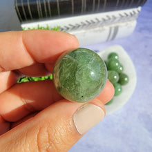 Load image into Gallery viewer, Green Strawberry Quartz Mini Spheres