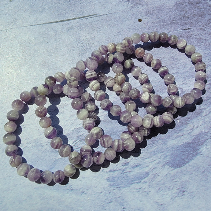 Chevron Amethyst Bracelet