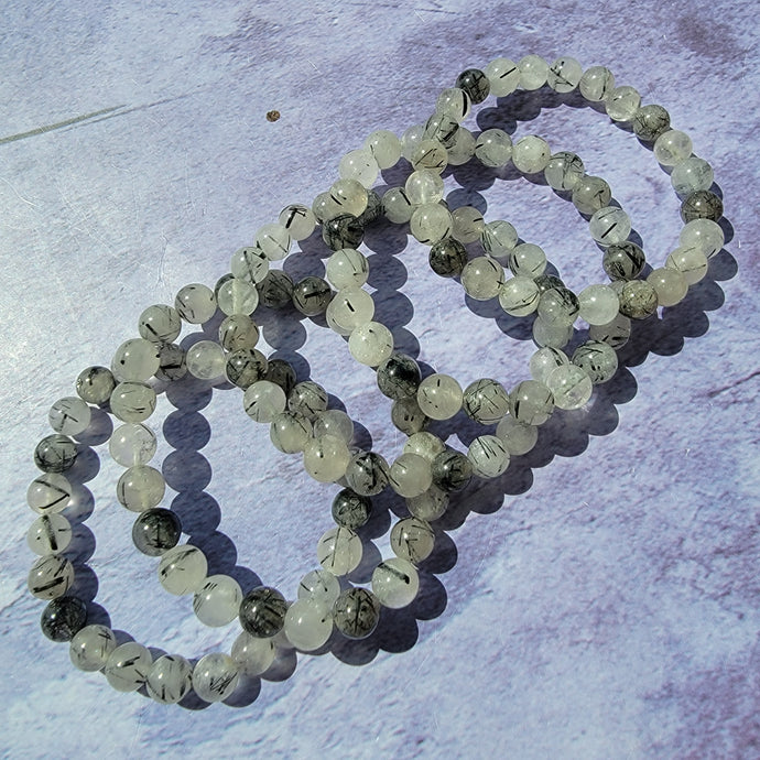 Tourmalinated Quartz Bracelet