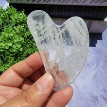 Load image into Gallery viewer, Clear Quartz Gua Sha