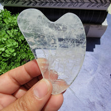 Load image into Gallery viewer, Clear Quartz Gua Sha