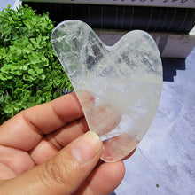 Load image into Gallery viewer, Clear Quartz Gua Sha