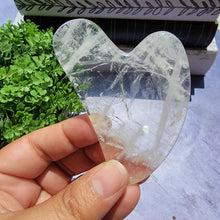 Load image into Gallery viewer, Clear Quartz Gua Sha