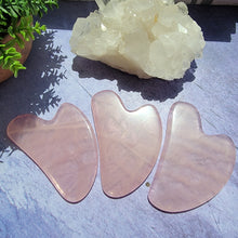 Load image into Gallery viewer, Rose Quartz Gua Sha