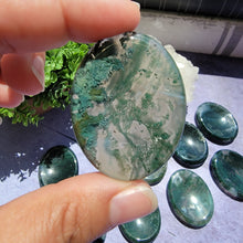 Load image into Gallery viewer, Moss Agate Worry Stones