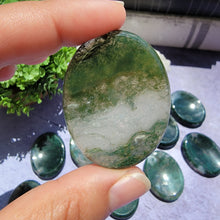 Load image into Gallery viewer, Moss Agate Worry Stones