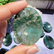 Load image into Gallery viewer, Moss Agate Worry Stones