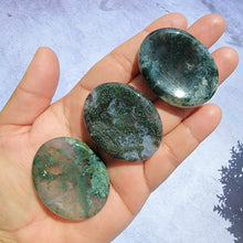 Load image into Gallery viewer, Moss Agate Worry Stones