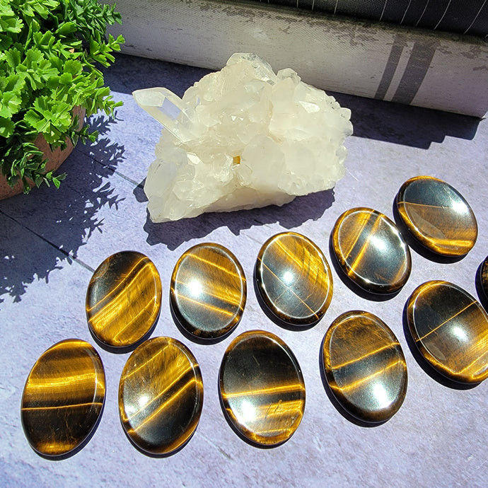 Tiger's Eye Worry Stones