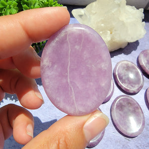 Lepidolite Worry Stones