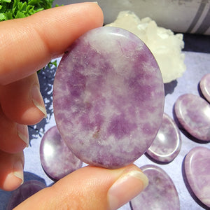 Lepidolite Worry Stones