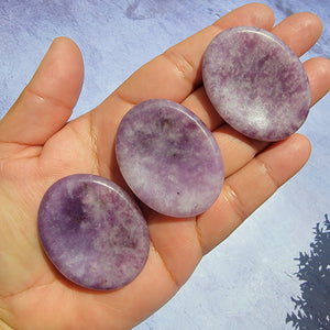 Lepidolite Worry Stones