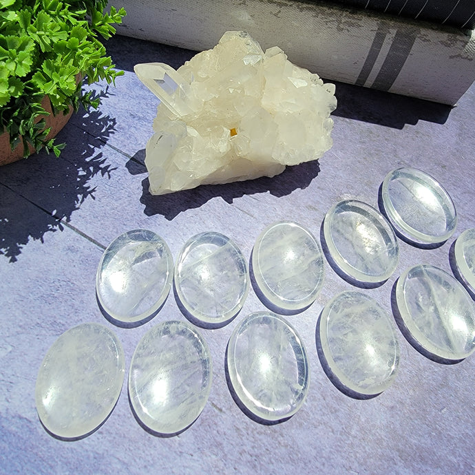 Clear Quartz Worry Stones