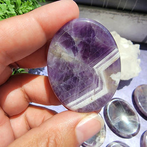 Amethyst Worry Stones