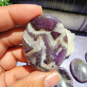 Amethyst Worry Stones