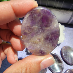 Amethyst Worry Stones