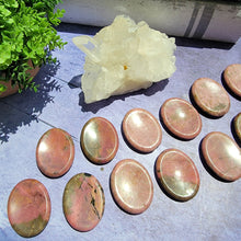 Load image into Gallery viewer, Rhodonite Worry Stones