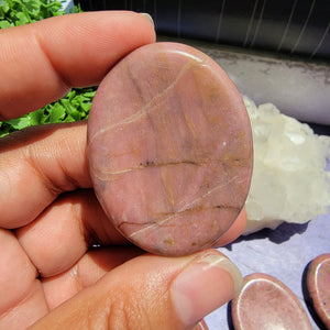 Rhodonite Worry Stones