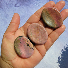 Load image into Gallery viewer, Rhodonite Worry Stones