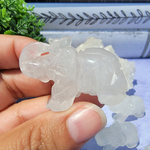 Clear Quartz Elephant