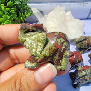 Dragon Blood Jasper Elephant