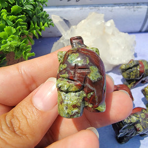 Dragon Blood Jasper Elephant