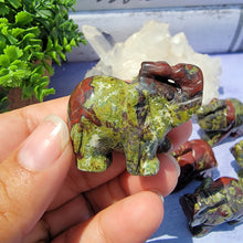 Load image into Gallery viewer, Dragon Blood Jasper Elephant