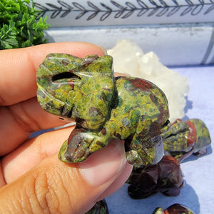 Dragon Blood Jasper Elephant