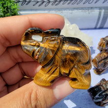 Load image into Gallery viewer, Tiger&#39;s Eye Elephant