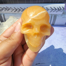 Load image into Gallery viewer, Orange Calcite Skull &quot;B&quot;