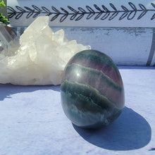 Load image into Gallery viewer, Rainbow Fluorite Skull &quot;B&quot;