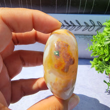 Load image into Gallery viewer, 8th Vein Ocean Jasper Palm Stone &quot;O&quot;