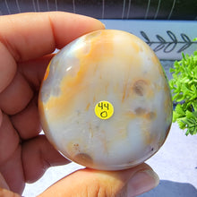 Load image into Gallery viewer, 8th Vein Ocean Jasper Palm Stone &quot;O&quot;