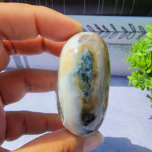 Load image into Gallery viewer, 8th Vein Ocean Jasper Palm Stone &quot;K&quot;