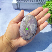Load image into Gallery viewer, Lepidolite Palm Stone &quot;D&quot;