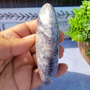 Lepidolite Palm Stone "I"