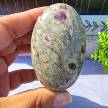 Load image into Gallery viewer, Ruby in Albite Palm Stone &quot;A&quot;