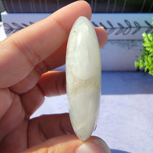 Rainbow Moonstone Palm Stone "P"