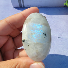 Load image into Gallery viewer, Rainbow Moonstone Palm Stone &quot;P&quot;